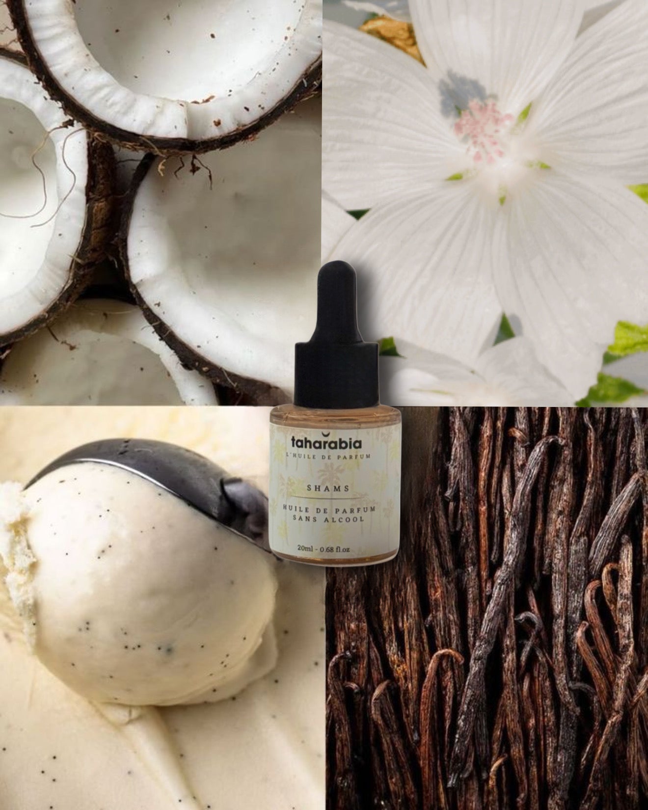 L'huile de Parfum Shams - Édition limitée 🥥🍦🌴